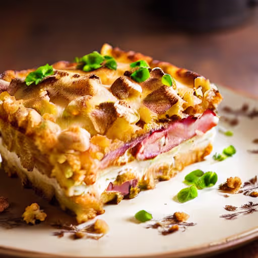 Creamy Cheddar Ham Potato Casserole
