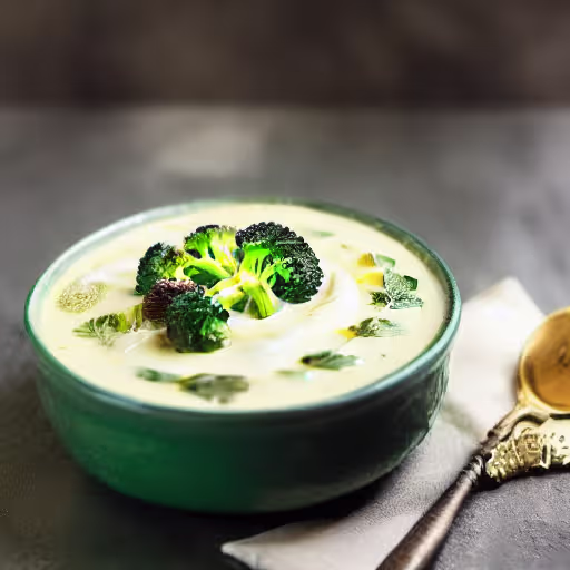 Creamy Roux-Thickened Broccoli Potato Soup