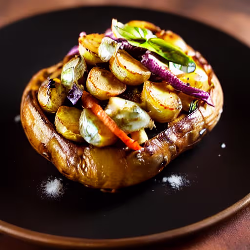 Savory Roasted Root Veggies with Sweet Balsamic Glaze