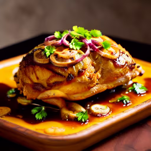 Pan-Seared Turkey Thighs in Mushroom Sherry Sauce