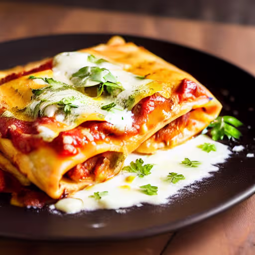 Roasted Garlic Beefed-Up Manicotti