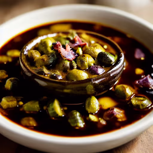 Southern Peas with Bacon and Okra