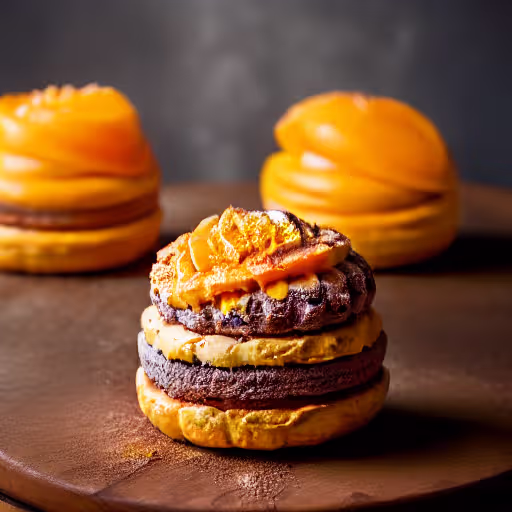 Spooky Tea Cake Jack-o'-Lanterns