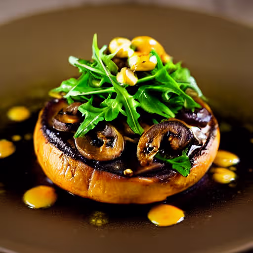 Savory Arugula & Portobello Sauté