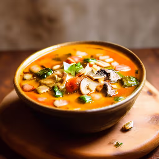 Golden Barley Chicken Soup