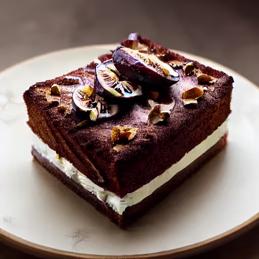 Spiced Fig and Walnut Cake