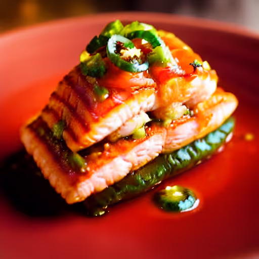 Baked Fish and Shrimp in Spicy Annatto Sauce