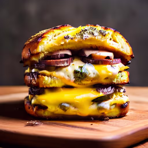 Buttery Garlic Bread Grilled Cheese