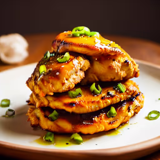 Oven-Baked Orange BBQ Chicken Nuggets