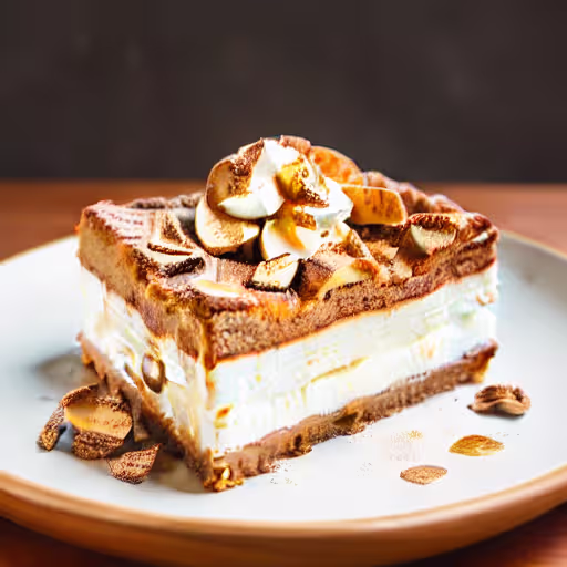 Apple Pie Tiramisu with Ladyfingers in Apple Cider