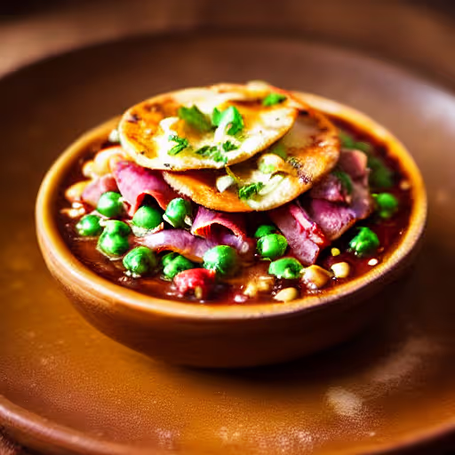 Hearty Southern-Style Black-Eyed Peas with Smoked Ham Hocks