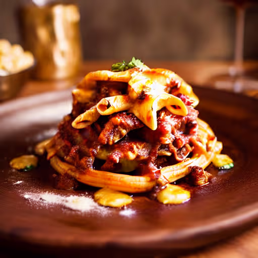 Spicy Sausage and White Wine Ragu with Creamy Penne