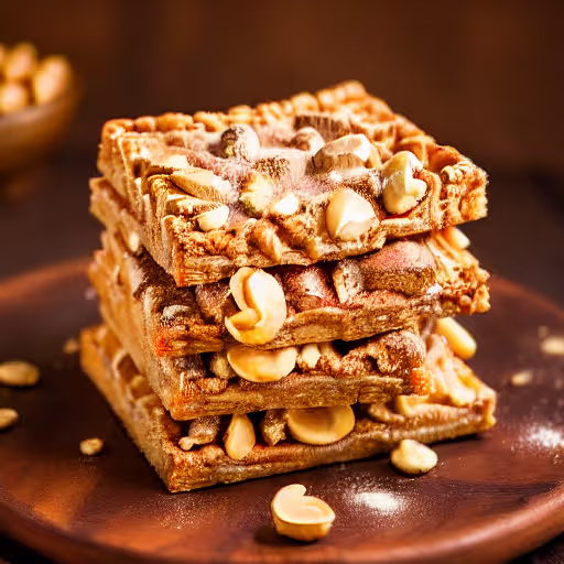 Peanut Butter-Filled Cereal Squares