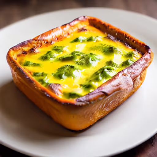 Baked Green Chile and Cheddar Casserole