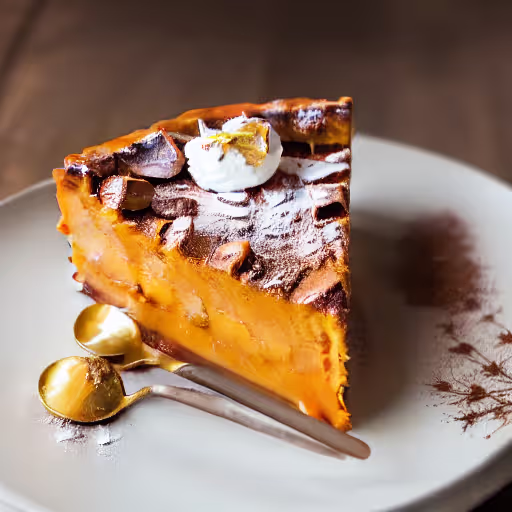 Fluffy Sweet Potato Pie with a Spiced Twist