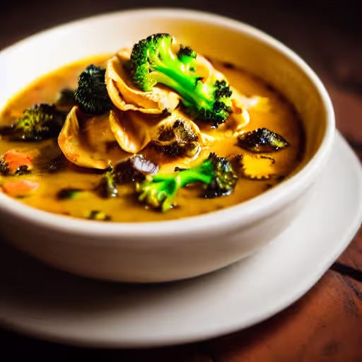 Creamy Broccoli & Tortellini Chowder