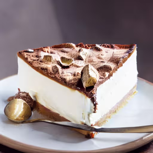No-Bake Vanilla Cheesecake with Crushed Wafer Crust