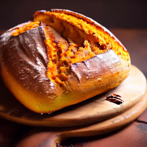 Granny's Sweet Potato Loaf with Pecan Glaze
