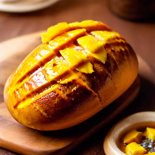 Orange Mango Mustard Glaze