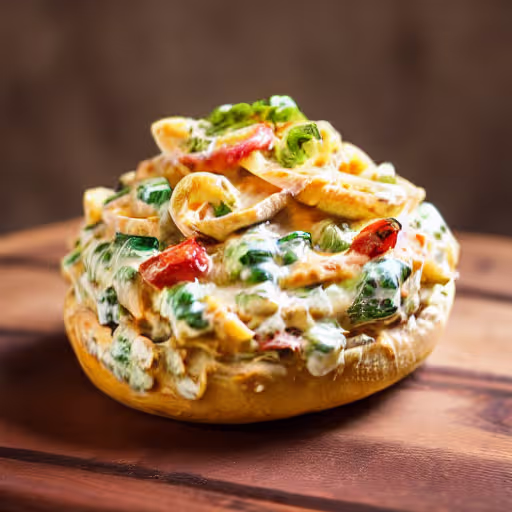Creamy Crab and Shell Pasta Salad
