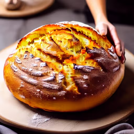 Honey-Poppy Seed Braided Challah Bread