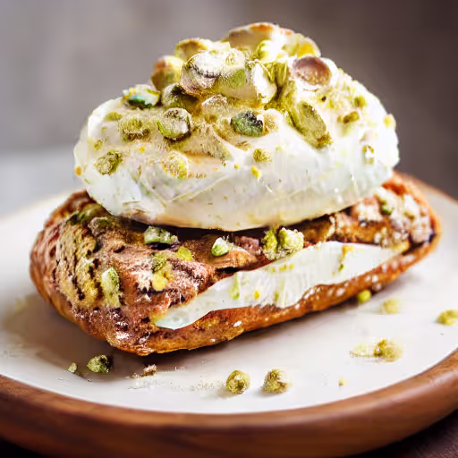 Orange Pistachio Cannoli Pie