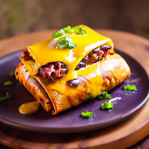 Crispy Air Fryer Chimichangas with Chicken and Cheese