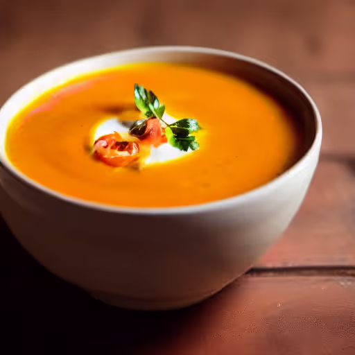 Creamy Tarragon Carrot Soup