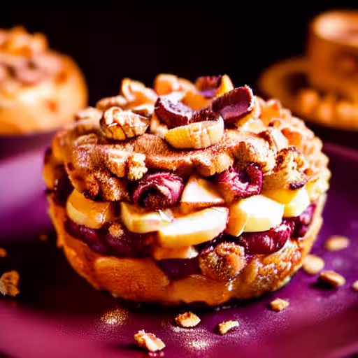 Whole Wheat Apple Walnut Crisp