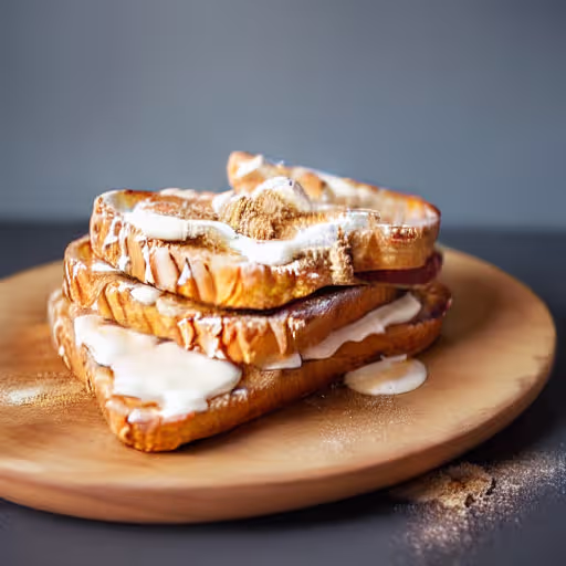 Vanilla Milk-Soaked Toast