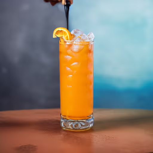 Frosty Whiskey Slushy Cocktail