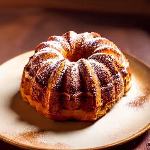 Spiced Pecan-Studded Pumpkin Bundt