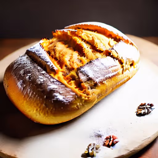 Cinnamon Nutmeg Sweet Potato Bread with Pecans