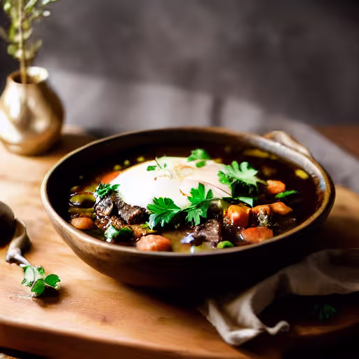 Warming Lentil and Flank Steak Skillet Supper