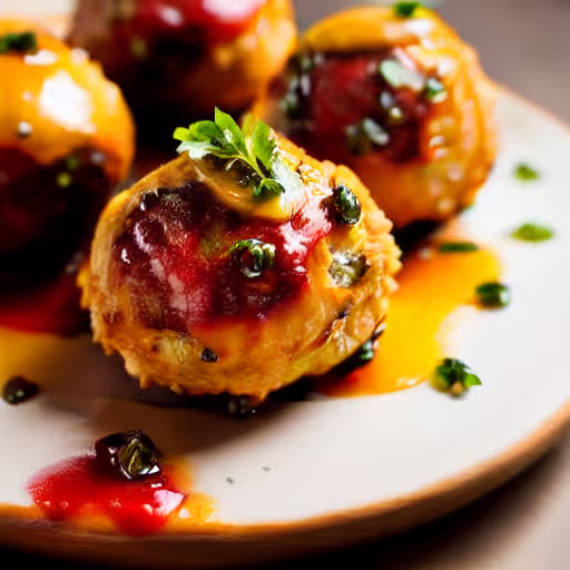 Lemon Caper Chicken Meatballs with One-Pan Sauce