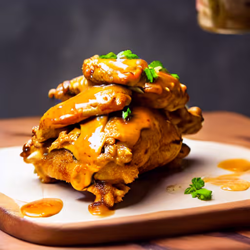 Sizzling Honey-Mustard & Hot Sauce Chicken Wing Dip