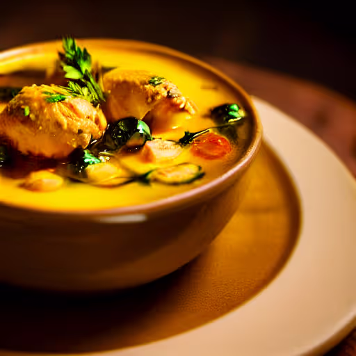 Hearty Jewish Chicken Soup with Matzo Balls