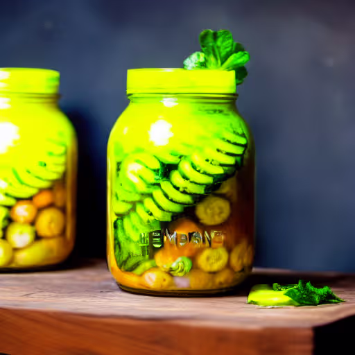 Quick Brined Cukes