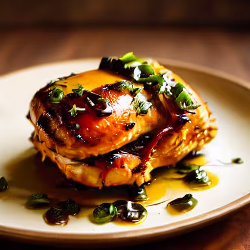 Oven-Roasted Chicken in Pepper Jelly Glaze