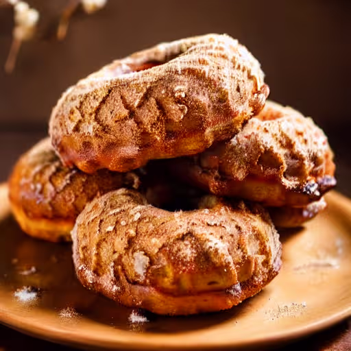 Cinnamon Apple Cider Baked Donuts