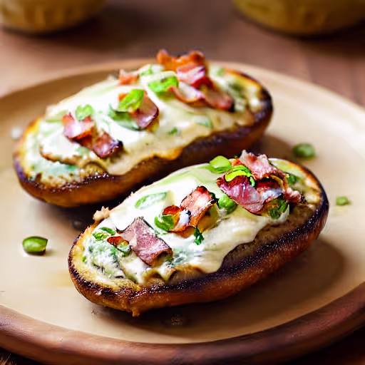 Baked Jalapeño Popper Mushrooms
