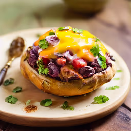 Stuffed Taco-Spiced Sweet Potatoes