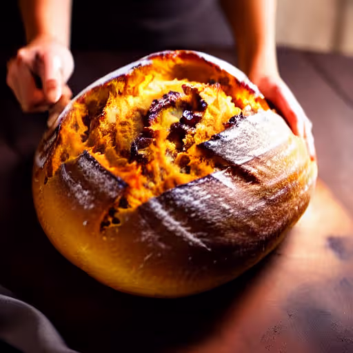 Moist Butternut Squash Walnut & Raisin Loaf