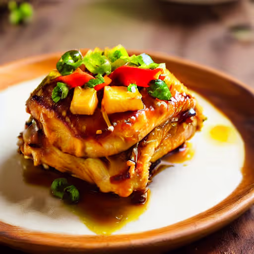 Crispy Baked Sweet and Sour Chicken