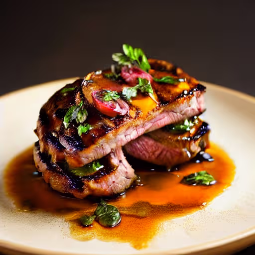 Springtime Grilled Lamb with Brown Sugar Glaze