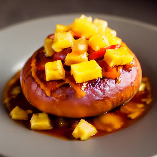 Sizzling Smoked Sausage with Pineapple in Sweet Chili Sauce