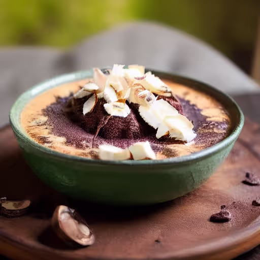 Chocolate Coconut Rice Porridge