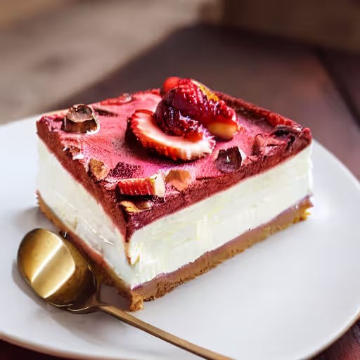 No-Fuss Strawberry Swirl Cheesecake