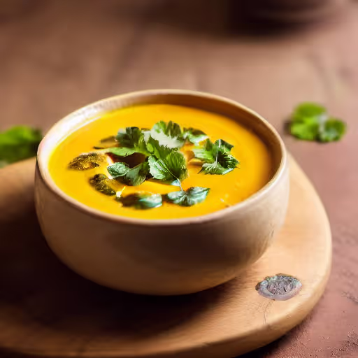 Creamy Curried Butternut Squash Soup