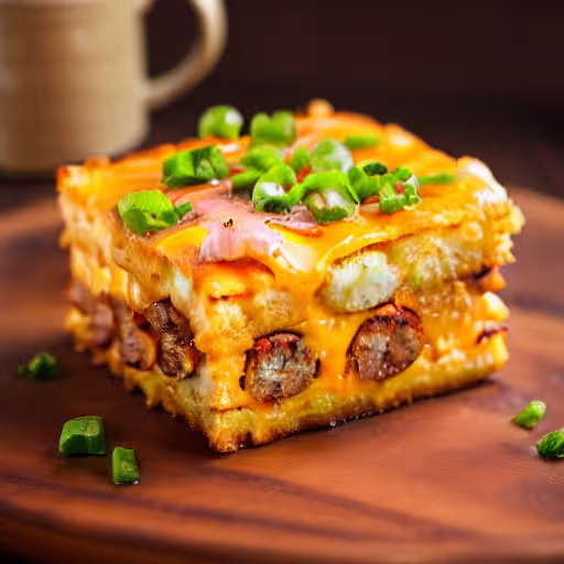 Sausage 'n' Tater Tot Breakfast Bake
